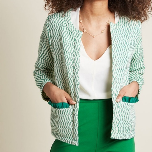 Modcloth Jackets & Blazers - NWT Modcloth Certified Stylish Tweed Jacket S